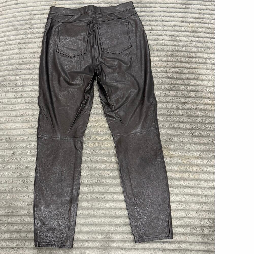 SPANX Faux Leather Like Ankle Skinny Pants, L - Picture 7 of 8